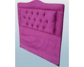 Resim Bengi Ticaret Başlık 90325 DK Tek Kişi 100 Model Tay Tüyü Fuşya Kumaş Dolgun kapitoneli ElYapım 