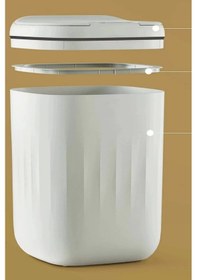 Resim Tilbe Home Sensörlü Çöp Kovası Mutfak Banyo Ofis 20 Lt Akıllı Teknolojik Antibakteriyel Koku Geçirme Karışık / Çok Renkli Beyaz 