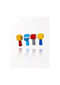 Resim Sprunki 4 Adet Kaliteli Yeni Figür 7 Cm Lego Guys, Jellyfish Aurelia , Mr.panic 4 Pcs 