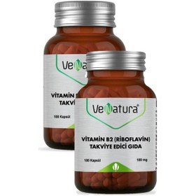 Resim Venatura Vitamin B2 Riboflavin 2 x 100 Kapsül 
