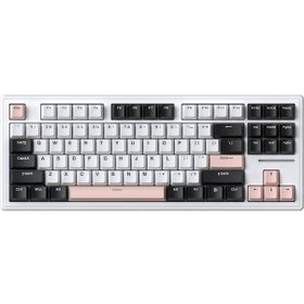 Resim Attack Shark M87 Rgb Kablosuz Şarjlı Üçlü Mod 4000mah Pbt Mekanik Klavye Mac Ve Win Uyumlu 