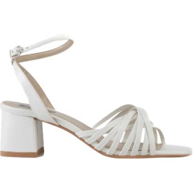 Resim Stato Kadın Topuklu Sandalet Kırık Beyaz Beyaz 