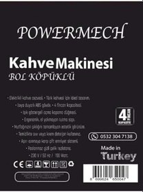 Resim Bol Köpüklü Elektrikli Cezve Türk Kahve Makinası (4 Fincan 330 Ml Kapasite) Beyaz 
