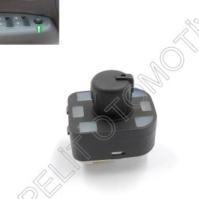 Resim Pelit Otomotiv Audi A4 Katlanabilir Ayna Ayar Düğmesi 8E0959565A 