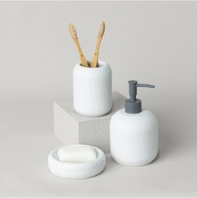 Resim Linens Lumıa 8x10,4 Cm Diş Fırcalık Beyaz Beyaz 