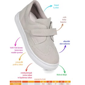 Resim Kiko Kids Richie Cırtlı Günlük Erkek Çocuk Casual Ayakkabı Taş 
