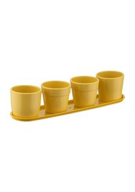 Resim Kaktüs Saksı 4'lü Set Mint 0,12 4 Lt 295 65 65 Mm 