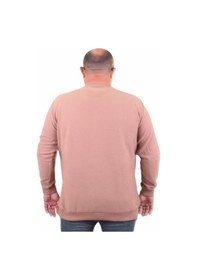 Resim Moc Grande Mocgrande Büyük Beden Selanik V Yaka Classic Sweat 23201 S.Kahve-S.Kahve 
