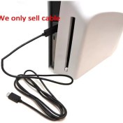Resim Ps5 Pro/ps5 Slim Digital/cd Konsoluna Uygun 1.5 M USB Type-C Şarj Kablosu 