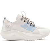 Resim Derimod Zero Kadın Gri Kalın Tabanlı Bağcıklı Kumaş Sneaker 25sfd43166f 