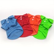 Resim Köpek Gömlek, Köpek Polo Gömlek, Evcil Hayvan T-Shirt, Küçük Köpek Kısa Kollu, Bahar ve Yaz İçin Nefes Alabilen Kedi Giyim 