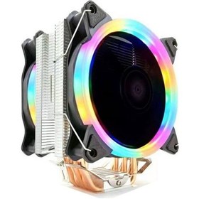 Resim Snowman T6 Ultra 6 Bakır Kanallı Rainbow Cooler Fan 