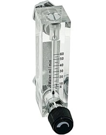 Resim Debimetre - Ayar Vanalı -debi Ölçer - Şamandıralı - Lzm Sıvı 6-60 Ml/dk 