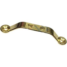 Resim Dekoratif Zamak Kulp Dıştan - 64mm, Sarı, 1 Adet Altın - Siyah 