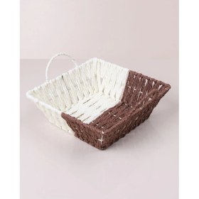 Resim Kare Hasırlı Ekmek Sepeti ROYALEKS-8805 