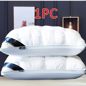 Resim Sunshine022 1 Adet 5 Yıldızlı Otel Kalitesi Yastık 48x74 Cm Boyun Destek Polyester Yıkanabilir 