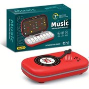 Resim Sunshine022 Kırmızı Müzik Ritim Ustası 2si1 Arada Piyano Parmak Dans Hız Buton Oyun Konsolu Çocuk 