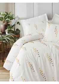 Resim Cotton Box Twirly Çift Kişilik Nevresim Takımı Feya Tarçın Tarçın 