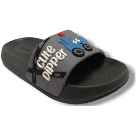 Resim Gezer 16266-25 Cute Dipper Suya Danıklı Çocuk Terlik 26-30 Gri 