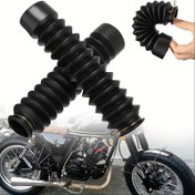 Resim Motosiklet Amortisör Kılıf Seti - Ön Çatallar için Sentetik Kauçuk Koruma 