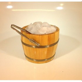 Resim Masifart Fıçı Kap Buzluk Ahşap Buz Servis Kabı 2 Lt. 