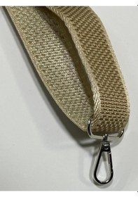 Resim Karantuhafiye Postacı Çanta Sapı / Palaska Çanta Sapı / Sert Kolon Çanta Sapı / 4 Cm Bej Bej 