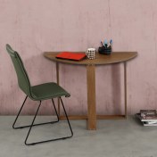 Resim Pasific Home Middle Yuvarlak Masa, Koyu Meşe 