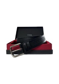 Resim Fossil 4cm Siyah Hakiki Deri Spor Erkek Kemeri-115cm Siyah 