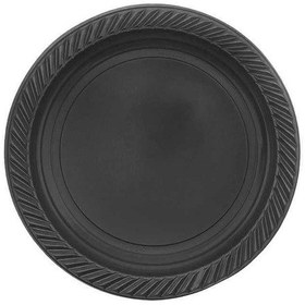 Resim Tabak Yuvarlak 22 CM Siyah Pk:25 Kl:20 