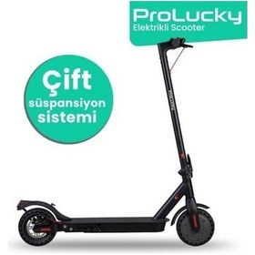 Resim Prolucky 5. Jenerasyon 500w Ön Ve Arka Süspansiyonlu Elektrikli Scooter Çok Renkli 