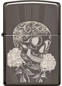 Resim Zippo Çakmak 29883-069967 Fancy Skull Design 