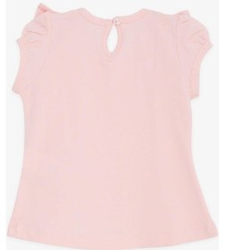 Resim Breeze Kız Bebek Tişört Fırfırlı Nakışlı Güpürlü 6 Ay-2 Yaş, Pembe-pembe Pembe 