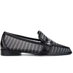 Resim Valentino Mario Valentino Kadın Deri & Tekstil Siyah Loafer Ayakkabı 