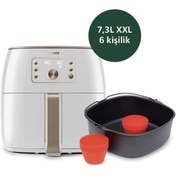 Resim Philips HD963090 Premium Rapid Air XXL 7,3 Litre 2225 Watt Airfryer Fritöz Yetkili Bayiden / Orjinal / Faturalı / Garantili / Sıfır Paket