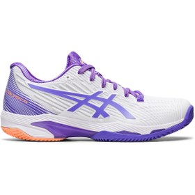 Resim Asics Solution Speed Ff 2 Clay Kadın Beyaz Tenis Ayakkabısı 1042a134-104 