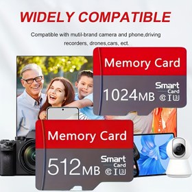 Resim Yüksek Hızlı TF/SD Bellek Kartı | 1024MB & 512GB | Kameralar, Drone'lar, Akıllı Telefonlar, Kaydediciler için Çoklu Cihaz Uyumluluğu | Adaptör Dahil | 4K Ultra HD Videoyu Destekler | PSP Oyunları ve Daha Fazlası İçin İdeal 