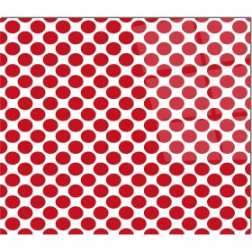 Resim Olinpa Cam Ocak Arkası Koruyucu | Kırmızı Pötikare Desenli 