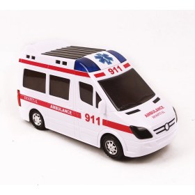 Resim Prestij Oyuncak Oyuncak Ambulans Işıklı Sirenli Kornalı Çarp Dön 11X2Cm 