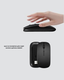 Resim Kablosuz Oyuncu Mouse Anlık Dpı Geçişi, Gelişmiş Sensör, Hassas Ve Akıcı Kontrol Diğer 