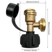 Resim Propan Tankı Göstergesi Seviye Göstergesi Basınç Ölçer Yükseltilmiş Propan Gaz Kaçak Dedektörü Rv Camper Silindir Isıtıcı İçin Çok Renkli 
