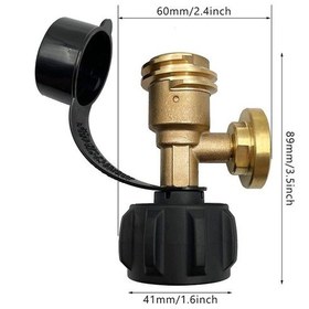 Resim Propan Tankı Göstergesi Seviye Göstergesi Basınç Ölçer Yükseltilmiş Propan Gaz Kaçak Dedektörü Rv Camper Silindir Isıtıcı İçin Çok Renkli 