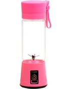 Resim Kosona Usb Şarjlı El Tipi Blender 380ml - 6 Blades Meyve Suyu, Smoothie Ve Shaker İçin Taşınabilir Plastik Vücut Pembe 