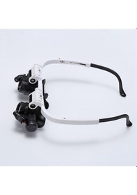 Resim Jaerbee 2 Adet 8x 15x 23x Çift Göz Büyüteç Kafa Giyen Onarım Kuyumcu Izle Saat Büyüteç Işıklı Büyüteç 