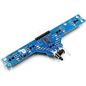 Resim 5+1 Kanal Tcrt5000 Çizgi Takip Sensör Modülü Dijital Çıkış 