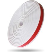 Resim Qianyi 1 Metre Kendinden Yapışkanlı U Şekilli Silikon Kenar Bant Şeridi - Mobilya Koruma Linen L 