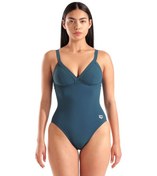 Resim Lara Soft Curve Back Kadın Lacivert Yüzücü Mayosu 008119650 1711137 Mavi 