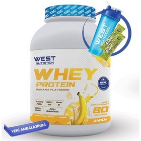 Resim West Nutrition Whey Protein Tozu 2400 gram - 80 Servis + Hediye 