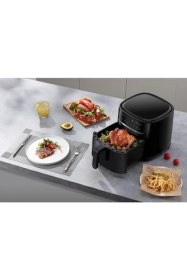 Resim Xiaomi Xxl Yağsız Airfryer, 6 Lt 1500 W 8 Program, Dijital Ekran, Sıcak Hava Fritözü, Siyah 