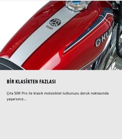 Resim Kuba Çita 50-r Pro Motosiklet Kırmızı 