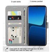 Resim Samsung Uyumlu Glaxy S22 Ultra Kılıf Holster Canvas Kartlıklı Fabric Cüzdan 